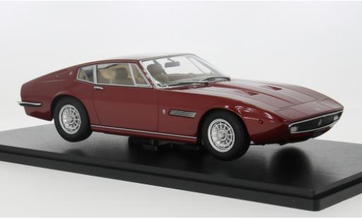 Miniature Maserati Ghibli 1/18 KK Scale Coupe rouge 1969 1:18 Maserati Ghibli 1/18 KK Scale Coupe rouge 1969 1:18 miniature