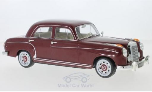 Miniature Mercedes 220 1/18 KK Scale S Limousine (W180 II) rouge 1956 Mercedes 220 1/18 KK Scale S Limousine (W180 II) rouge 1956 miniature