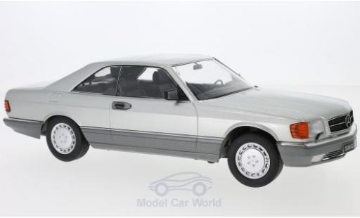 Miniature Mercedes 560 1/18 KK Scale SEC (C126) grise 1985 Mercedes 560 1/18 KK Scale SEC (C126) grise 1985 miniature