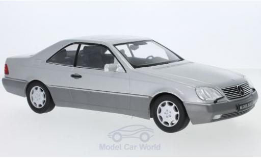 Miniature Mercedes 600 1/18 KK Scale SEC (C140) grise 1992 Mercedes 600 1/18 KK Scale SEC (C140) grise 1992 miniature