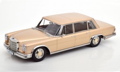 Miniature Mercedes 600 1/18 KK Scale (W100) gold 1963 Mercedes 600 1/18 KK Scale (W100) gold 1963 miniature