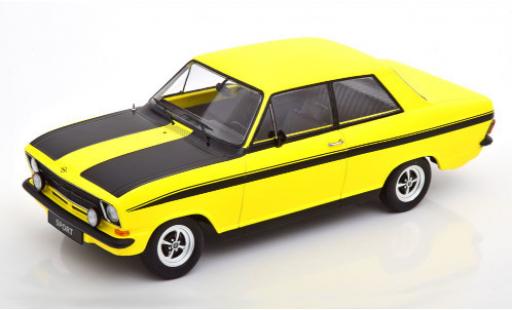 Miniature Opel Kadett 1/18 KK Scale B Sport jaune/matt-noire 1973 Opel Kadett 1/18 KK Scale B Sport jaune/matt-noire 1973 miniature