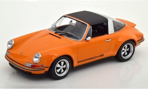 Miniature Porsche 911 1/18 KK Scale Targa Singer orange/Dekor Targadach détachable Porsche 911 1/18 KK Scale Targa Singer orange/Dekor Targadach détachable miniature
