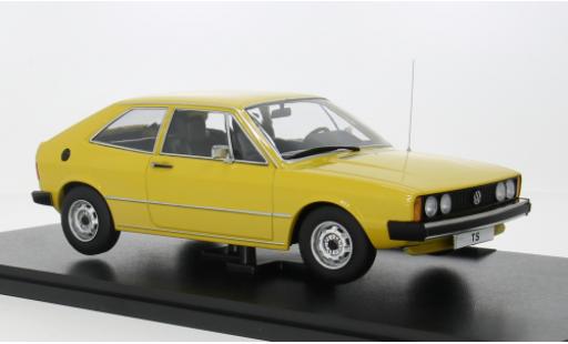 Miniature Volkswagen Scirocco 1/18 KK Scale I TS jaune 1976 1:18 Volkswagen Scirocco 1/18 KK Scale I TS jaune 1976 1:18 miniature