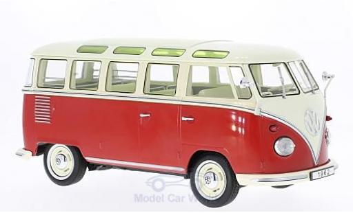 Miniature Volkswagen T1 B 1/18 KK Scale rouge/beige 1962 Samba Volkswagen T1 B 1/18 KK Scale rouge/beige 1962 Samba miniature