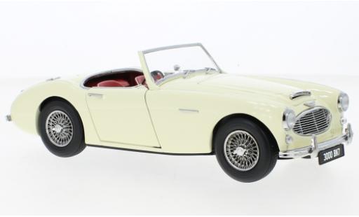 Miniature Austin Healey 3000 1/18 Kyosho MK. I (BN7) blanche Austin Healey 3000 1/18 Kyosho MK. I (BN7) blanche miniature