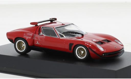 Miniature Lamborghini Miura 1/43 Kyosho SVR rouge/noire 1970 Lamborghini Miura 1/43 Kyosho SVR rouge/noire 1970 miniature