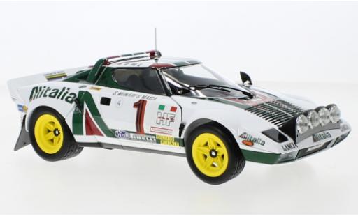 Miniature Lancia Stratos 1/18 Kyosho HF No.1 Alitalia Rallye WM Rallye Monte Carlo 1977 Lancia Stratos 1/18 Kyosho HF No.1 Alitalia Rallye WM Rallye Monte Carlo 1977 miniature