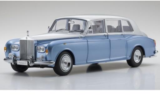 Miniature Rolls Royce Phantom 1/18 Kyosho VI metallise bleue/grise RHD Rolls Royce Phantom 1/18 Kyosho VI metallise bleue/grise RHD miniature