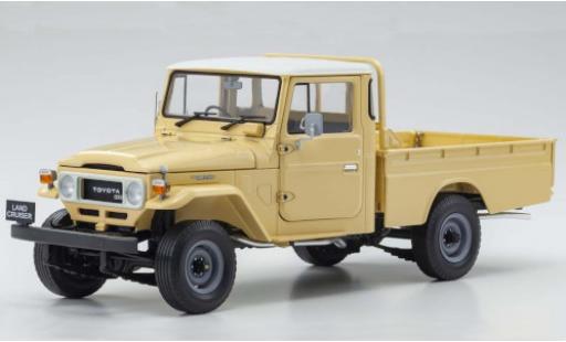 Miniature Toyota Land Cruiser 1/18 Kyosho 40 Pick Up beige RHD Toyota Land Cruiser 1/18 Kyosho 40 Pick Up beige RHD miniature