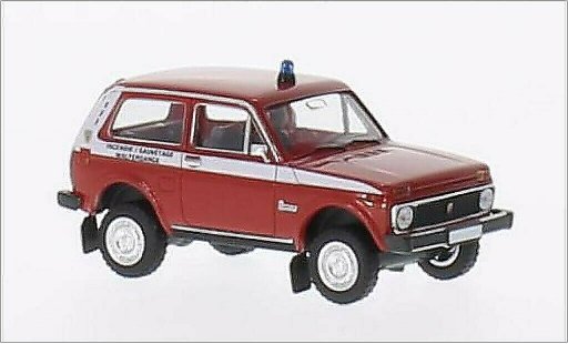 Lada Niva Pompiers 1/87 Brekina Walferdange (LUX) miniature