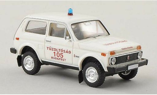Lada Niva Pompiers 1/87 Brekina Tuzolt?sssg Budapest (HUN) miniature