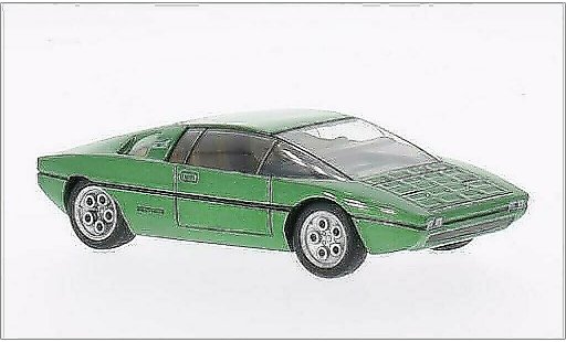 Lamborghini Bravo Base 1/43 WhiteBox metallise verte 1974 miniature