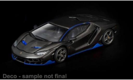 Lamborghini Centenario 1/64 Pop Race carbon/bleue 1:64 miniature