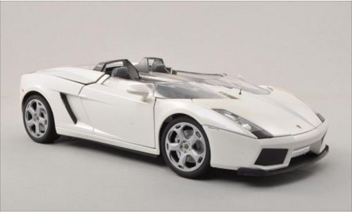 Lamborghini Concept Base 1/18 Motormax S metallise blanche miniature