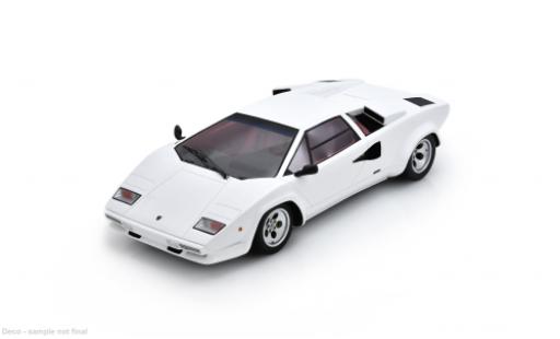 Lamborghini Countach 1/18 Spark 5000 QV blanche 1:18 miniature