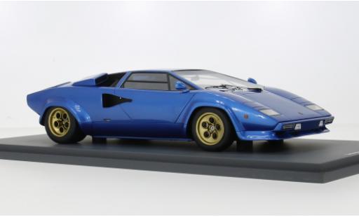 Lamborghini Countach 1/18 Schuco LP 400 S bleue 1979 1:18 miniature