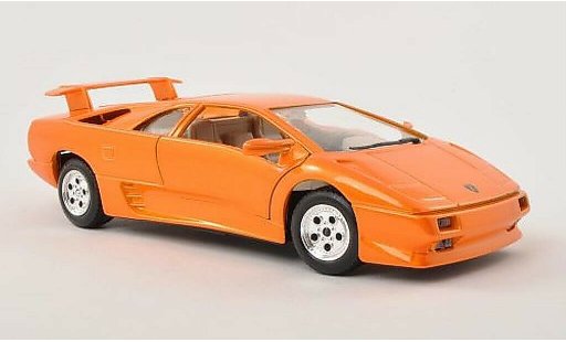 Lamborghini Diablo Base 1/24 Burago orange miniature