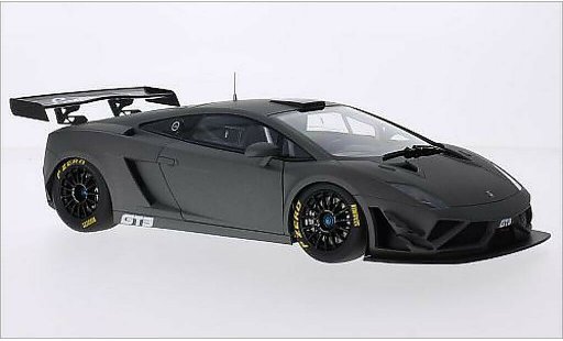 Lamborghini Gallardo GT3 FL2 1/18 Autoart mat-grise 2013 miniature