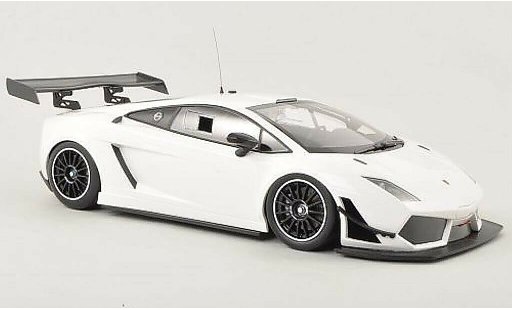 Lamborghini Gallardo LP600+ GT3 1/18 Minichamps LP 600+ Street blanche 2011 miniature