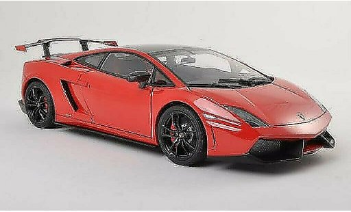 Lamborghini Gallardo Super Trofeo Stradale 1/18 Autoart LP570 Supertrofeo rouge/noire 2011 miniature