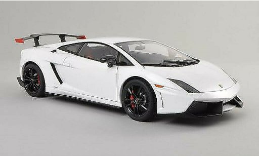 Lamborghini Gallardo Super Trofeo Stradale 1/18 Autoart LP570 Supertrofeo blanche/noire 2011 miniature