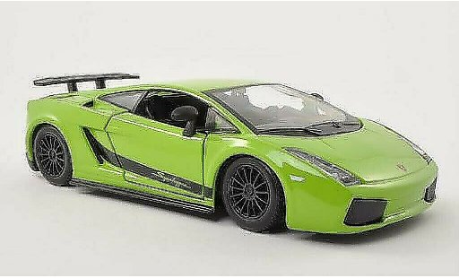 Lamborghini Gallardo Superleggera 1/24 Burago verte 2003 miniature