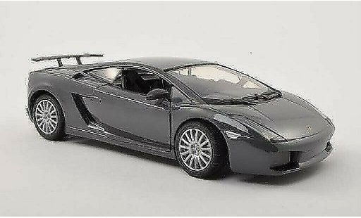 Lamborghini Gallardo Superleggera 1/24 Motormax grise/noire miniature