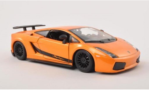 Lamborghini Gallardo Superleggera 1/24 Burago orange 2003 miniature