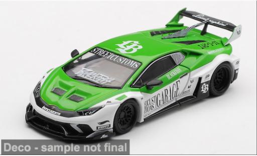 Lamborghini Huracan 1/64 Mini GT LB-Works GT verte/blanche 2025 1:64