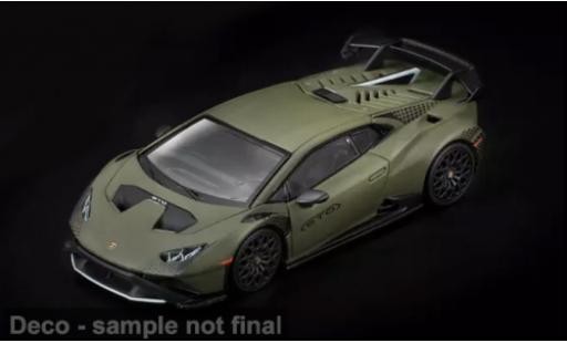 Lamborghini Huracan 1/64 Pop Race STO oliv 1:64 miniature