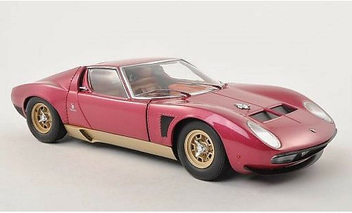 Lamborghini Miura Jota 1/18 Kyosho SVJ lila/gold miniature