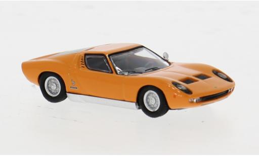 Miniature Lamborghini Miura 1/87 Minichamps orange 1:87 Lamborghini Miura 1/87 Minichamps orange 1:87 miniature