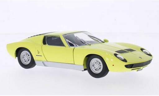 Miniature Lamborghini Miura 1/24 Motormax P400 S jaune 1:24 Lamborghini Miura 1/24 Motormax P400 S jaune 1:24 miniature
