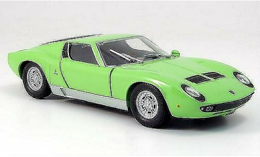 Lamborghini Miura P400 1/24 Motormax S verte miniature