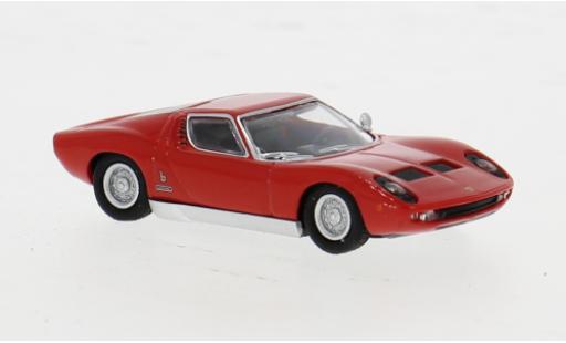 Lamborghini Miura 1/87 Minichamps rouge 1966 1:87 miniature