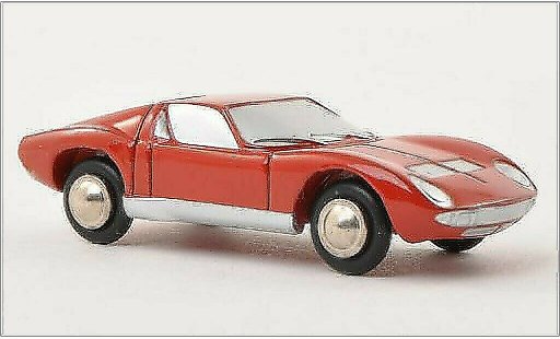 Lamborghini Miura Base 1/90 Schuco rouge miniature