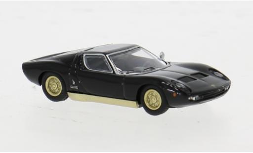 Lamborghini Miura 1/87 Minichamps noire 1966 1:87 miniature