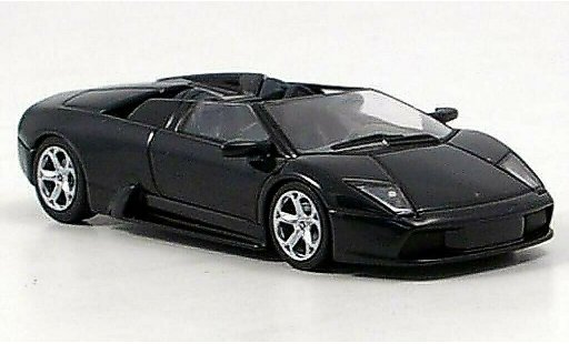 Lamborghini Murcielago Roadster 1/64 Autoart noire miniature