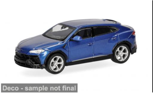 Miniature Lamborghini Urus bleue 1/87 Micro City 87