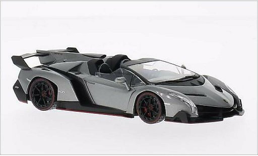 Lamborghini Veneno Roadster 1/43 Kyosho metallise grise/verte miniature