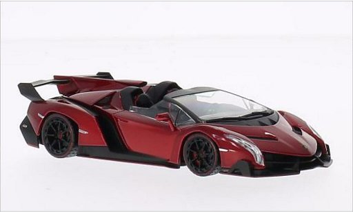 Lamborghini Veneno Roadster 1/43 Kyosho metallise rouge miniature