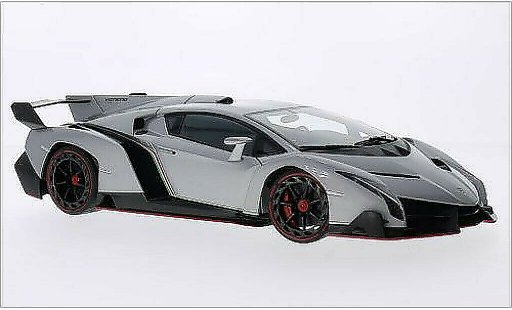 Lamborghini Veneno Coupe 1/18 Autoart Showcar Salon Genf metallise grise 2013 miniature
