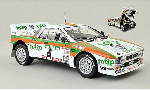 Lancia 37 Rally 1/18 Kyosho No.4 Totip Portugal 1985 /T.Siviero miniature