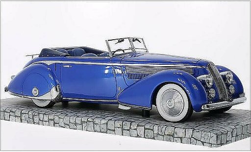 Lancia Astura Tipo 233 Corto 1/18 Minichamps metallise bleu RHD 1936 miniature