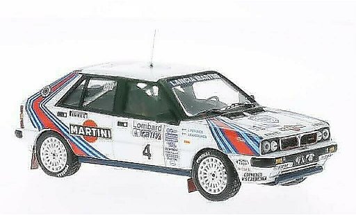 Lancia Delta HF 4WD 1/43 IXO No.4 Martini RAC Rally 1987 /Piironen miniature