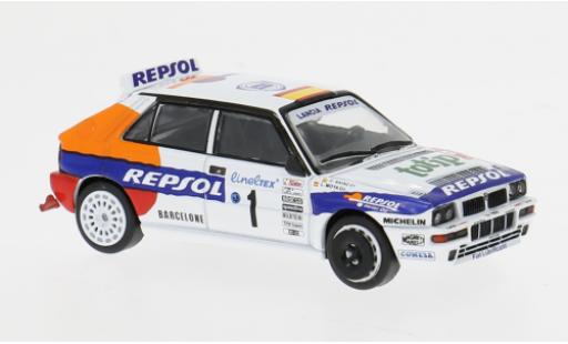 Lancia Delta 1/64 Mini GT HF Integrale Rally Monte Carlo 1993 Jolly Club #1 C.Sainz/L.Moya 1:64 miniature