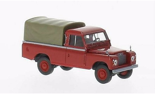 Land Rover 109 Base 1/87 Brekina Plane rouge avec Plane miniature
