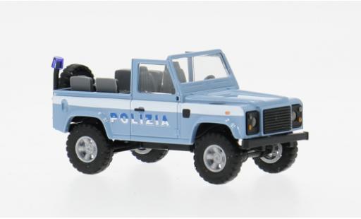 Land Rover Defender 1/87 Busch 90 1983 Polizia (IT) 1:87 miniature