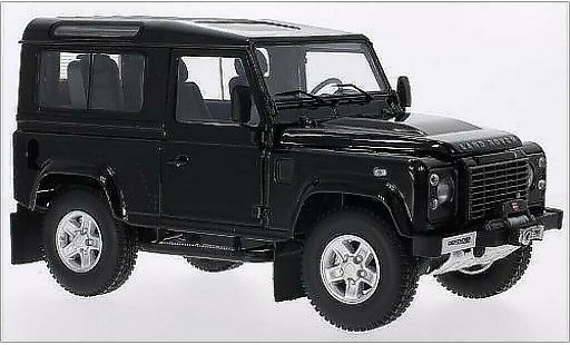 Land Rover Defender 90 1/18 Kyosho metallise noire miniature